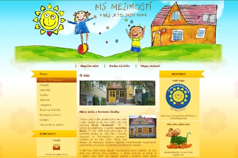 Web MŠ Mezimostí 