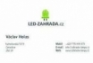 Led - zahrada vizitka