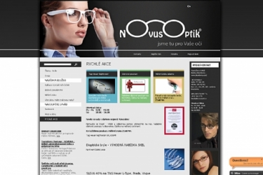 Novusoptik - nový design webu