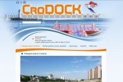 Stránky Crodock.com - plovoucí mola, web v chorvatštině