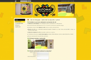 Tvorba webu automaty na špunty
