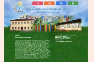 Web ZŠ a MŠ Nebužely