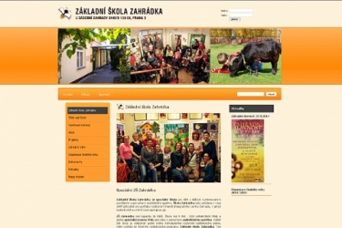 Web ZŠ Zahrádka